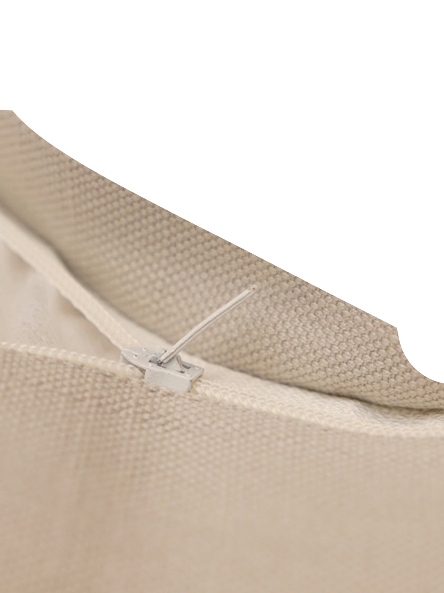 Cushion Cover with Zari Embroidery on Floral Print Polycanvas Grey - 20" X 20"