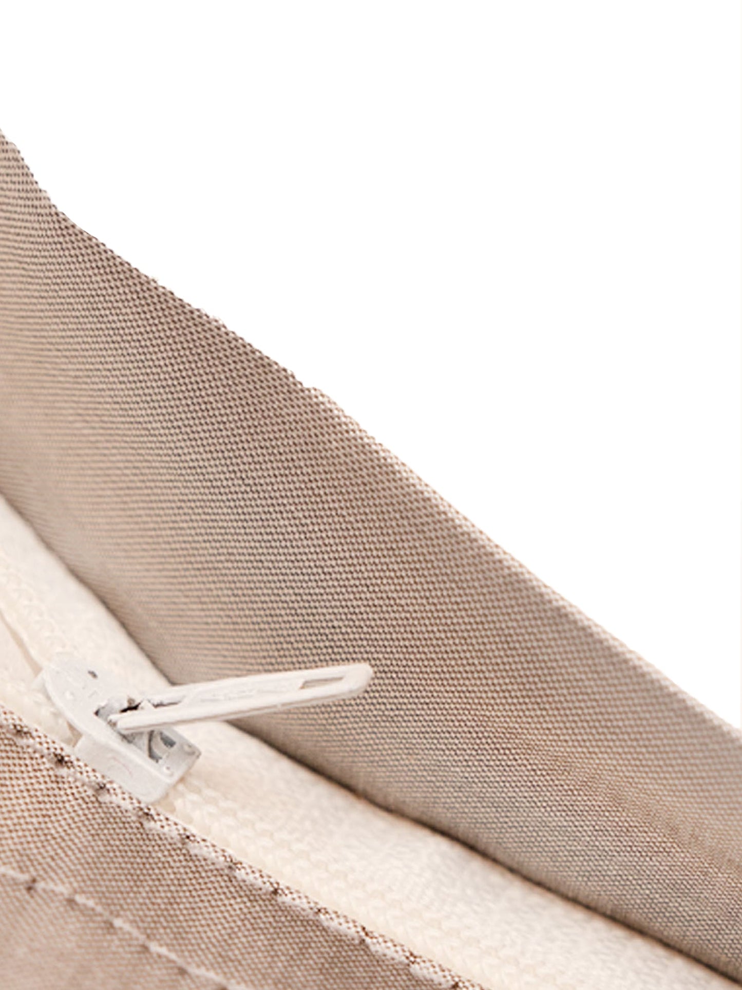 Sliver Polyester Silk Cushion Cover - 12" X 22"