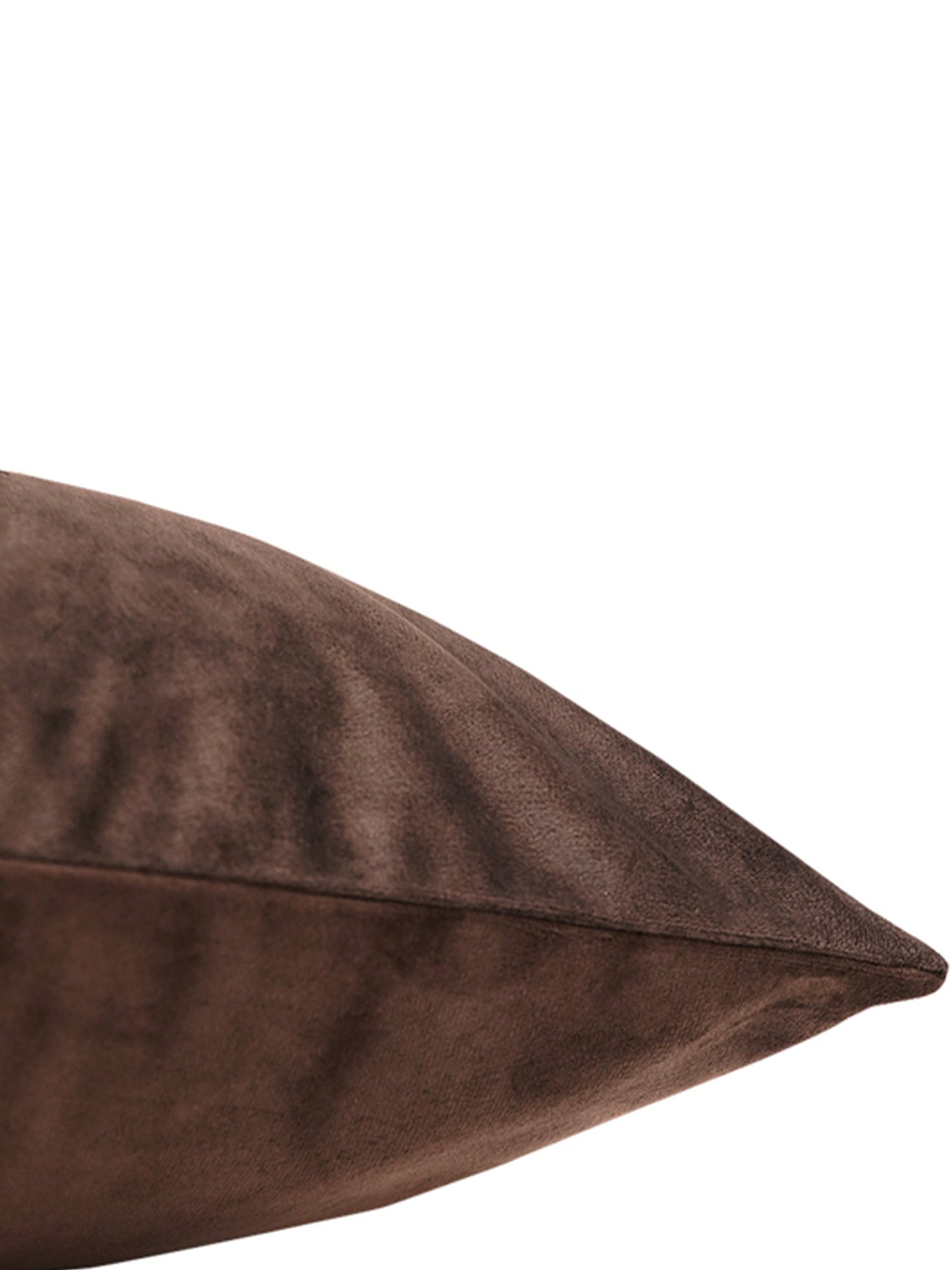 Embroidered Cushion Cover Velvet Grey - 16" X 16"