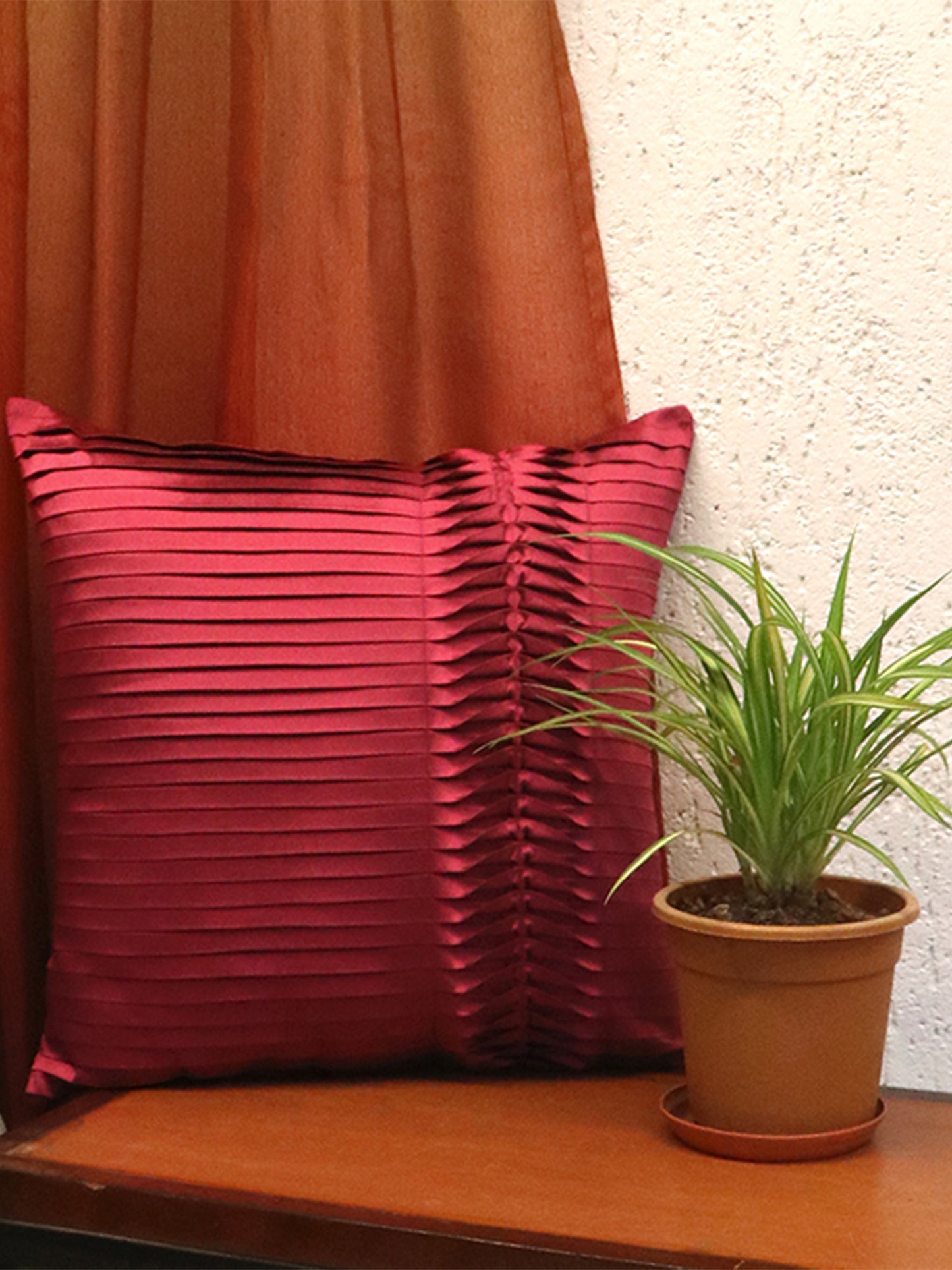 Technique Cushion Cover Set of 3 100% Polyester Pink - 16" X 16"