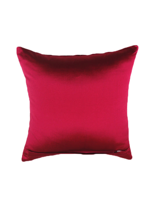 Technique Cushion Cover 100% Polyester Shell Pleated Pink - 16" X 16"