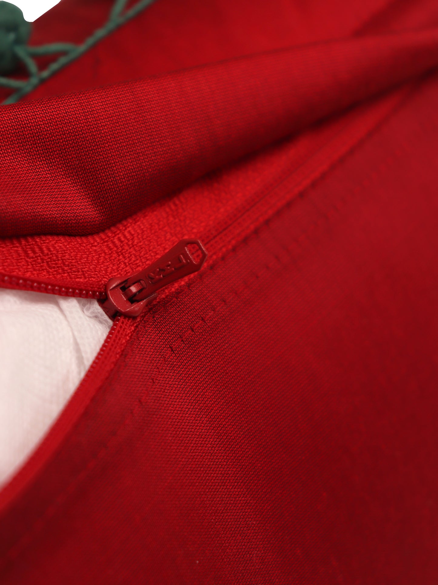 Pom Pom Cushion Cover Polyester Blend Solid Red - 16" x 16"