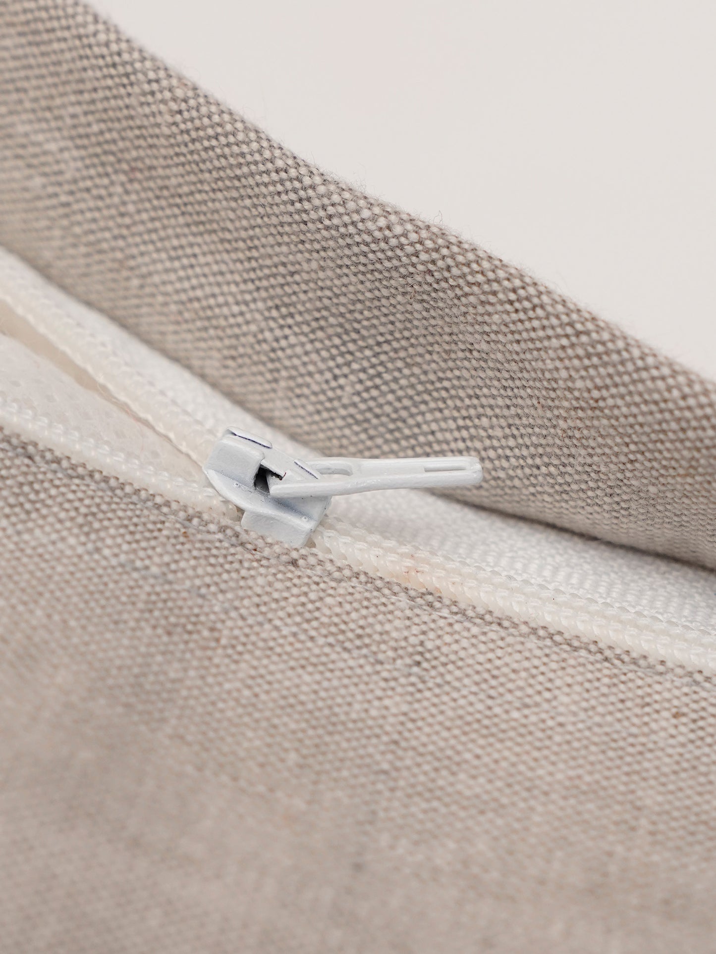 Cushion Cover Cotton Blend Patchwork with Embroidery Grey - 12" X 22"