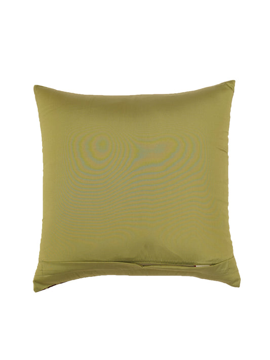 Cushion Cover Poly Canvas Modern Print Brown - 16" X 16"