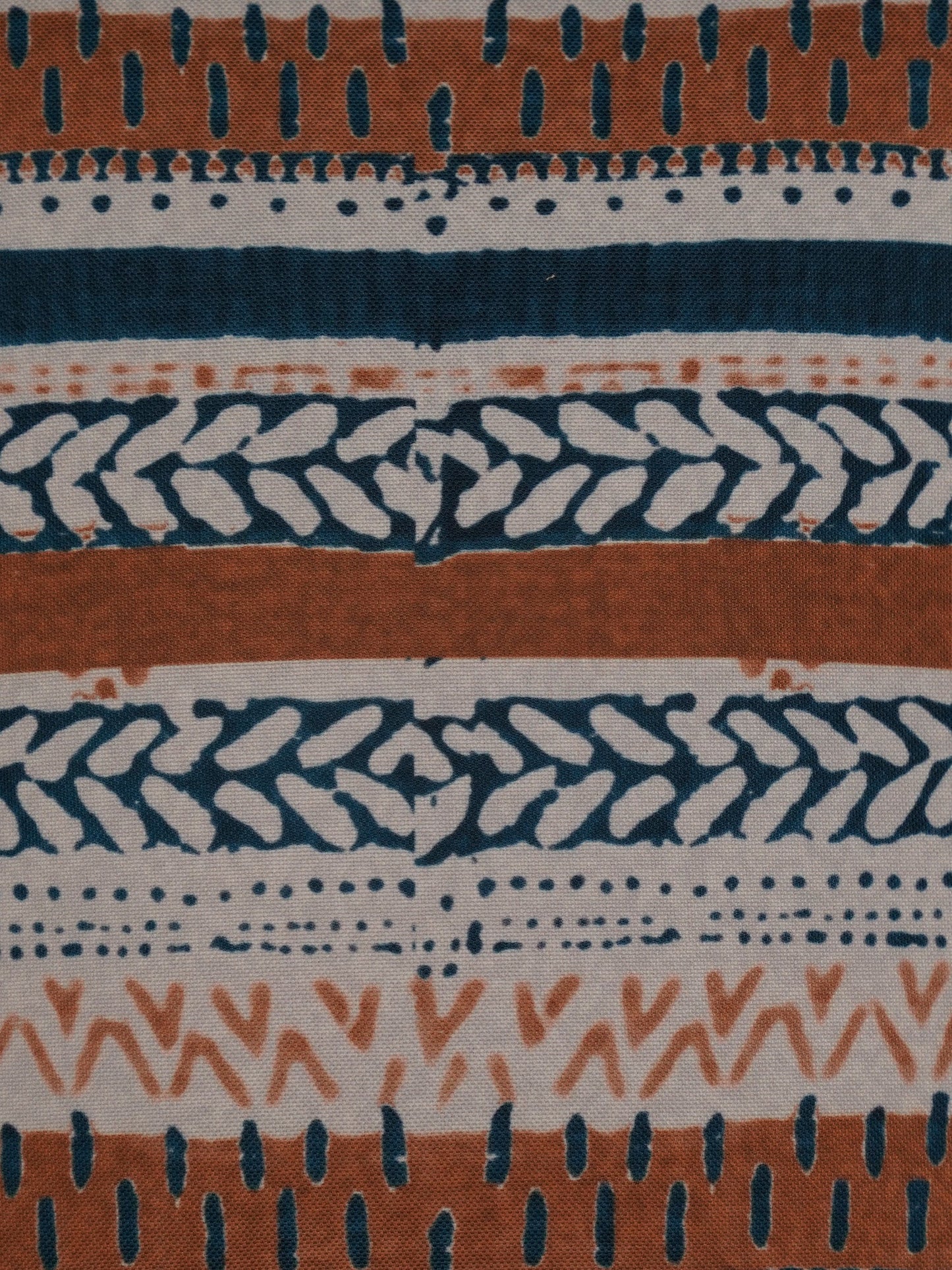 Cushion Cover Polycanvas Contemporary Indian Tribal Multi - 16" X 16"