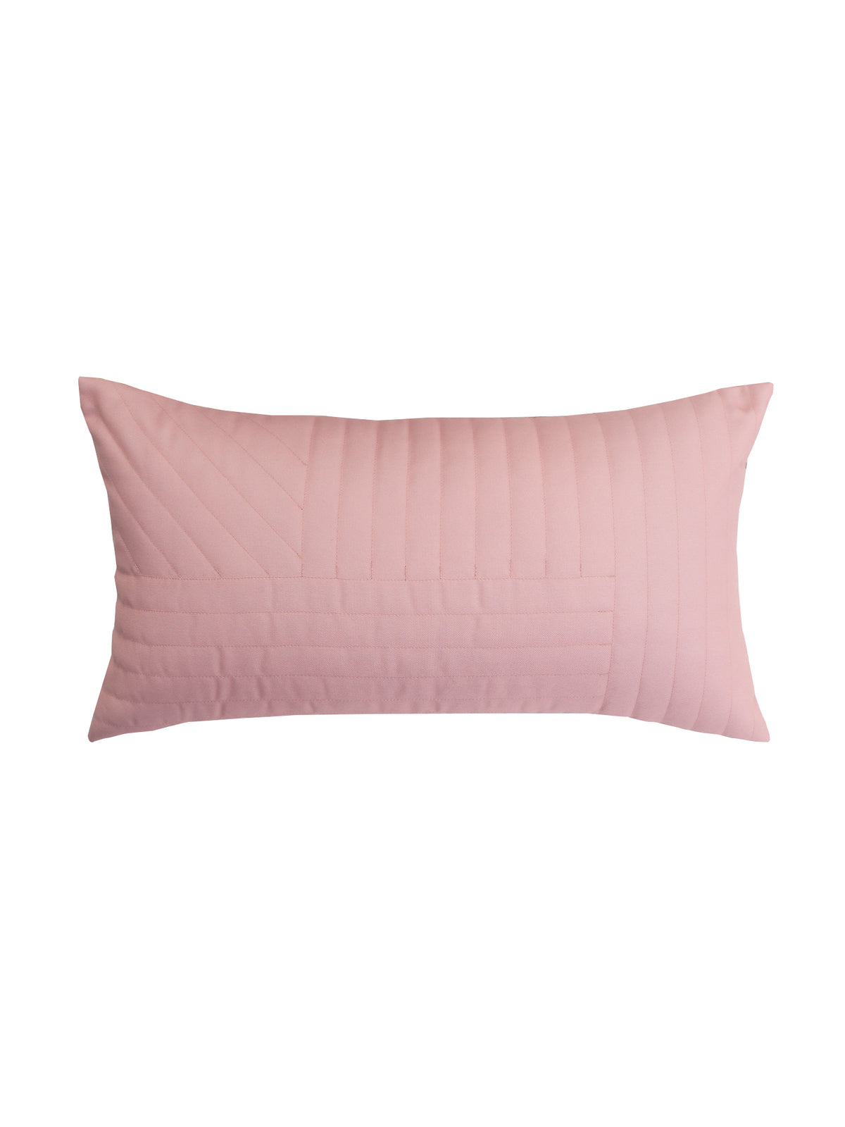 Technique Cushion Cover Quilting Lines Pink - 12" X 22"