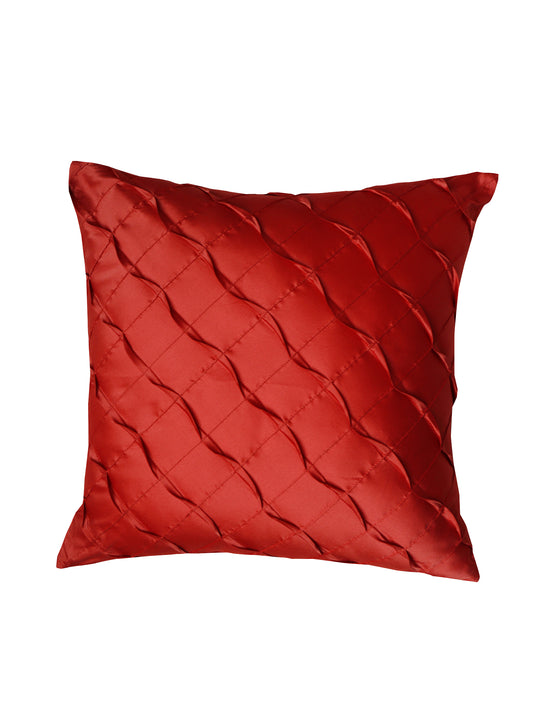 Cushion Cover Polyester Reverse Pleats Pink - 16"x 16"