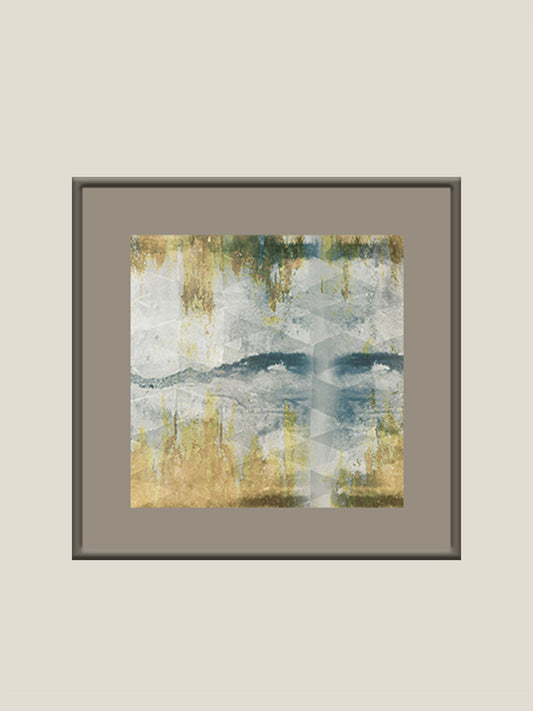 Abstract Floral Printed Wall Art 16" X 16"