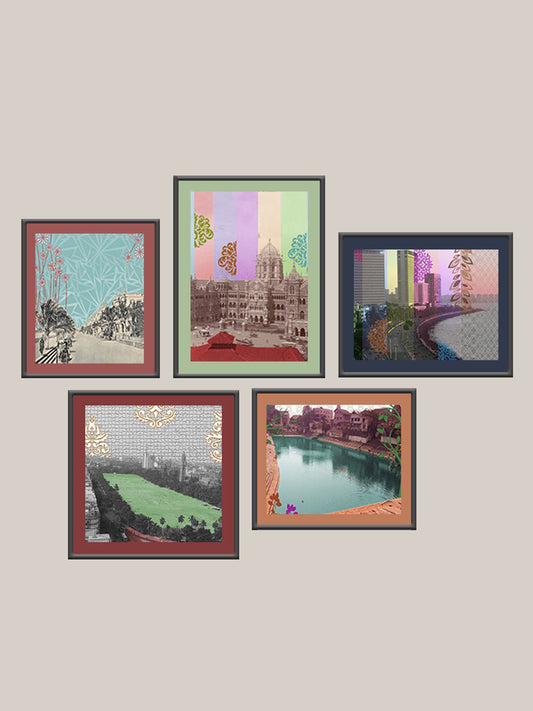 Wall Art Cluster Canvas Bombay Beat