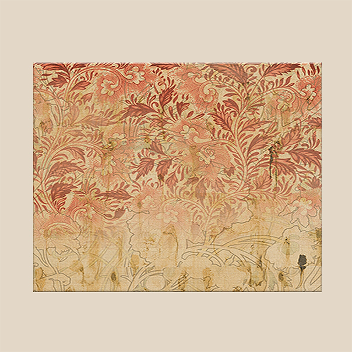 Wall Art Cluster Vermillion Fusion - 24"X 48"; 24"X 24"; 24"X 24"