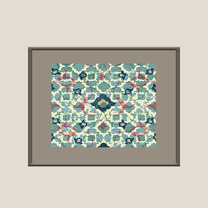 Wall Art Cluster Canvas Free Flowing Florals - 16" X 16"