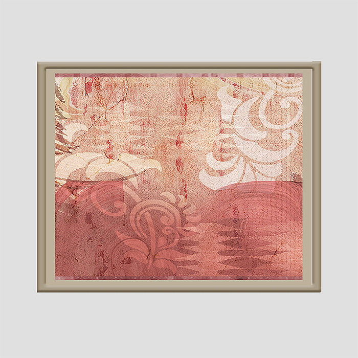 Wall Art Cluster Canvas Contemporary Ornate Highlighted with Hand Embroidery