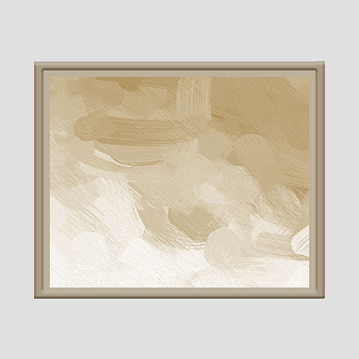 Wall Art Cluster Canvas Candid Creams Highlighted with hand embroidery