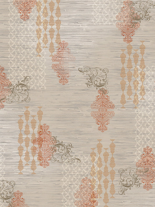 Wallpaper Non Woven/Canvas - Royal Flourish (1 sqft)