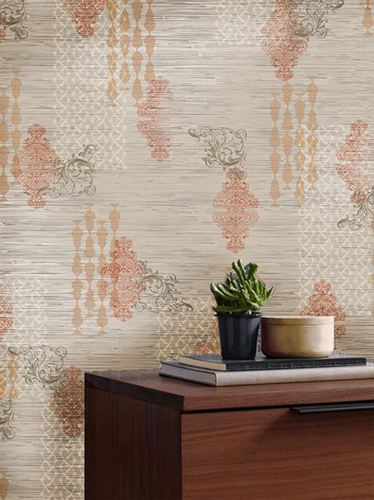 Wallpaper Non Woven/Canvas - Royal Flourish (1 sqft)