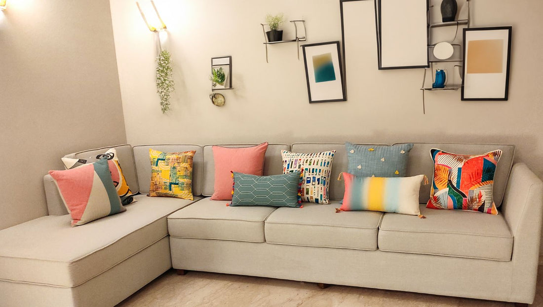 Summer Vibes: Cushion Covers in Vibrant Colors and Patterns