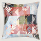 Abstract Floral Embroidered Reversible | 16 x 16 inch | Spring Summer Cushion Cover
