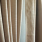Door Curtain | Solid Beige Polycotton Curtain | Back Loop | 54 Inch x 84 Inch | 7 ft