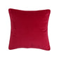 Solid Pink | Cord Piping | Velvet | 20 Inch x 20 Inch | Square Cushion Cover
