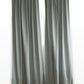 Curtain Cotton Blend Hidden Loop Self Textured Grey - 52" x 90"