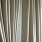 Door Curtain Cotton Blend Solid Off White - 52" X 84" (Hidden Loop)