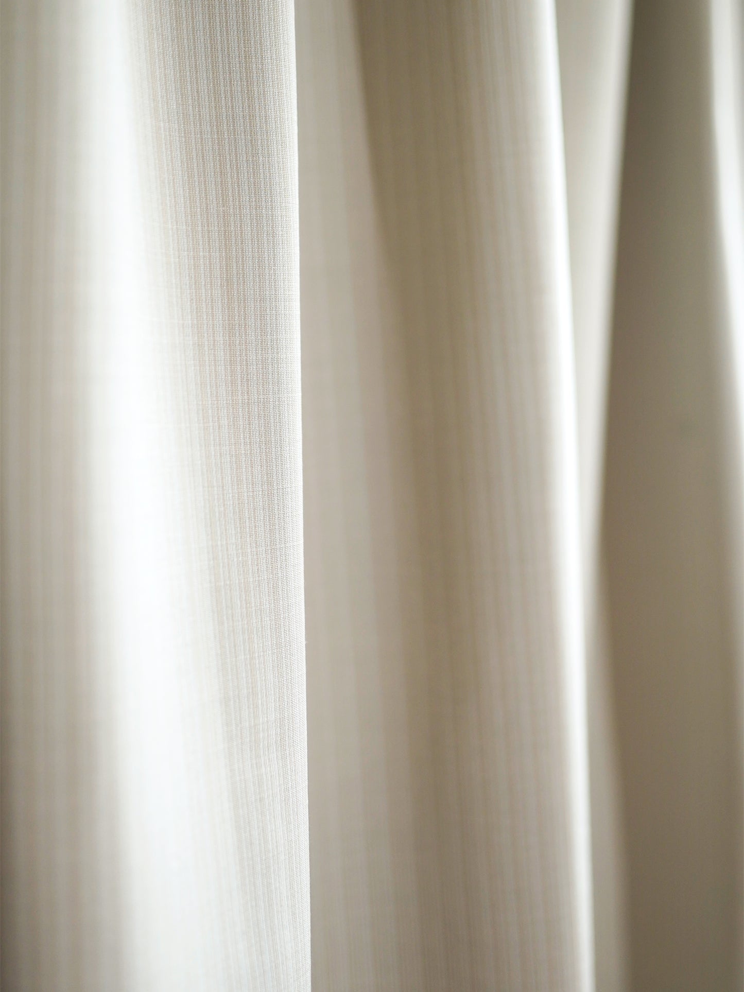 Door Curtain Cotton Blend Solid Off White - 52" X 84" (Hidden Loop)