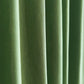 Door Curtain Cotton Solid Green - 52" X 84" (Hidden Loop) (7ft)