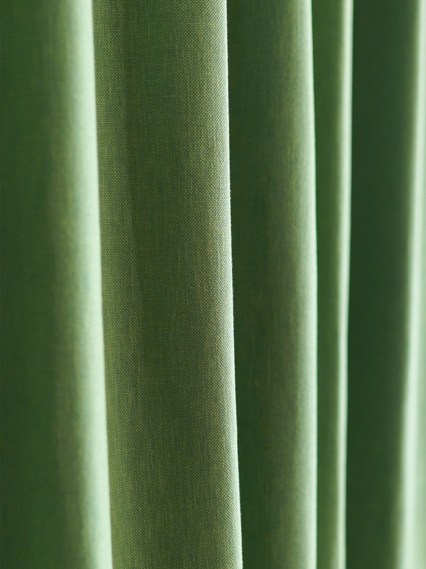 Door Curtain Cotton Solid Green - 52" X 84" (Hidden Loop) (7ft)