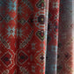Door Curtain Cotton Blend Abstract Printed in Brown - 50" x 84" (Pack of 2)(Hidden Loop)