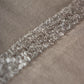 Quilt for Double Bed King Size | Towel Embroidery + Horizontal Quilting with Tassels| AC Comfortor/Blanket/Duvet | Cotton Blend with 300TC Cotton Backing - Beige | 90x108 inch (228x274 cms)