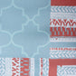 Table Cover Ogee Pattern with Tassels | Polycanvas, Sea Green - 52in x 84in