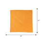 Solid Dinner Table Mats and Table Napkin | Flat Piping | Set of 6 | Brown and Mustard | Polyester | Cotton | 12 Inch x 18 Inch | 16 Inch x 16 Inch