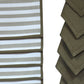 Solid Dinner Table Mats and Table Napkin | Flat Piping | Olive | Set of 6 | Polyester | Cotton | 12 Inch x 18 Inch | 16 Inch x 16 Inch