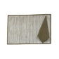 Solid Dinner Table Mats and Table Napkin | Flat Piping | Set of 6 | Olive | Polyester | Cotton | 12 Inch x 18 Inch | 16 Inch x 16 Inch