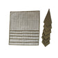 Solid Dinner Table Mats and Table Napkin | Flat Piping | Set of 6 | Olive | Polyester | Cotton | 12 Inch x 18 Inch | 16 Inch x 16 Inch