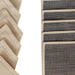 Solid Dinner Table Mats and Table Napkin | Flat Piping | Set of 6 | Brown and Beige | Polyester | Cotton | 12 Inch x 18 Inch | 16 Inch x 16 Inch