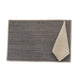 Solid Dinner Table Mats and Table Napkin | Flat Piping | Set of 6 | Brown and Beige | Polyester | Cotton | 12 Inch x 18 Inch | 16 Inch x 16 Inch