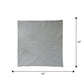 Solid Dinner Table Mats and Table Napkin | Flat Piping | Set of 6 | Grey and Blue | Polyester | Cotton | 12 Inch x 18 Inch | 16 Inch x 16 Inch