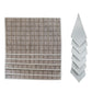 Solid Dinner Table Mats and Table Napkin | Flat Piping | Set of 6 | Grey and Blue | Polyester | Cotton | 12 Inch x 18 Inch | 16 Inch x 16 Inch
