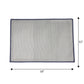 Solid Dinner Table Mats and Table Napkin | Flat Piping | Grey & Blue| Set of 6 | Polyester | Cotton | 12 Inch x 18 Inch | 16 Inch x 16 Inch