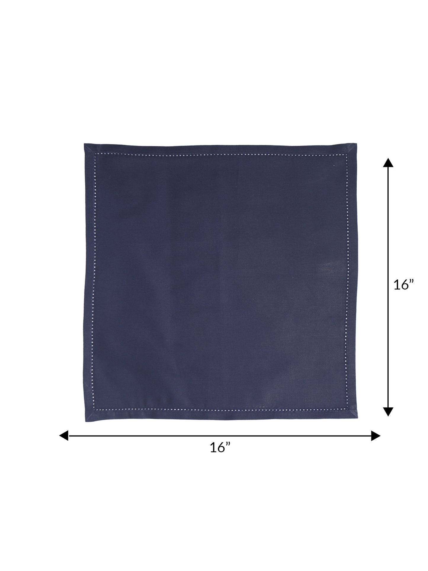 Solid Dinner Table Mats and Table Napkin | Flat Piping | Grey & Blue| Set of 6 | Polyester | Cotton | 12 Inch x 18 Inch | 16 Inch x 16 Inch