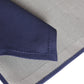 Solid Dinner Table Mats and Table Napkin | Flat Piping | Grey & Blue| Set of 6 | Polyester | Cotton | 12 Inch x 18 Inch | 16 Inch x 16 Inch