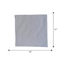 Solid Dinner Table Mats and Table Napkin | Flat Piping | Grey & Blue | Set of 6 | Polyester | Cotton | 12 Inch x 18 Inch | 16 Inch x 16 Inch
