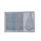 Solid Dinner Table Mats and Table Napkin | Flat Piping | Grey & Blue | Set of 6 | Polyester | Cotton | 12 Inch x 18 Inch | 16 Inch x 16 Inch