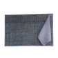 Solid Dinner Table Mats and Table Napkin | Flat Piping | Grey & Lilac | Set of 6 | Polyester | Cotton | 12 Inch x 18 Inch | 16 Inch x 16 Inch
