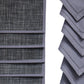 Solid Dinner Table Mats and Table Napkin | Flat Piping | Grey & Lilac | Set of 6 | Polyester | Cotton | 12 Inch x 18 Inch | 16 Inch x 16 Inch