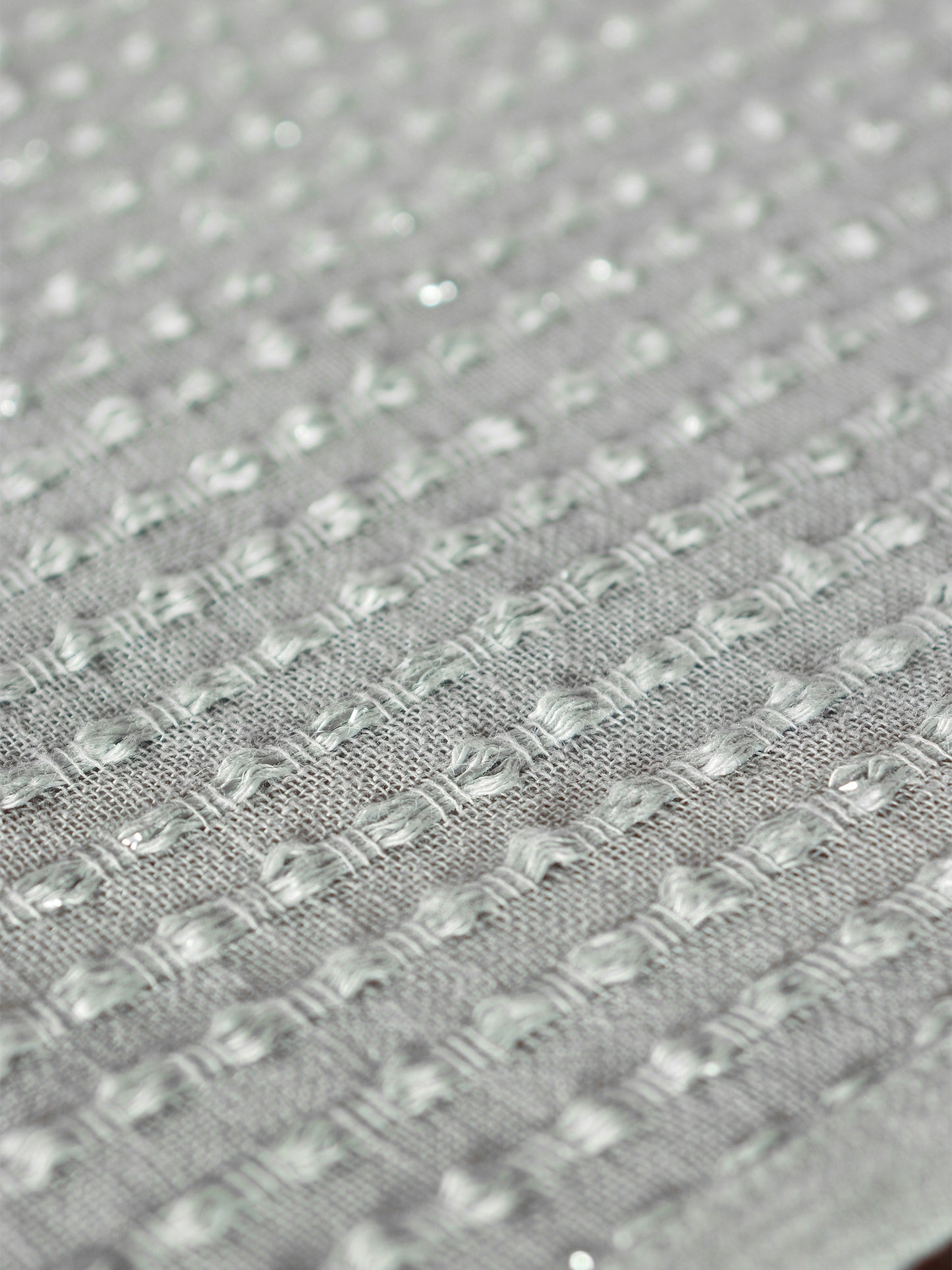 Zeba World (Luxury) Table Runner with Embroidery with Flange Borders | Grey 6 / 8 Seater Dinner Table Runner for Dining Table - 35 cms x 275 cms; 14 x 108 inches