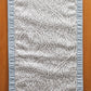 Silver Brocade Table Runner With Tassels, 12x84inch