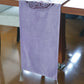 Paisley Embroidered Purple Table Runner With Tassels, Brocade, 12x84inch