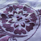 Paisley Embroidered Purple Table Runner With Tassels, Brocade, 12x84inch